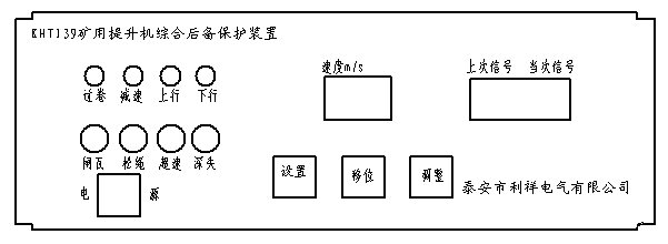 KHT139提升機(jī)綜合后備保護(hù)裝置（1.6m以下絞車使用型式）